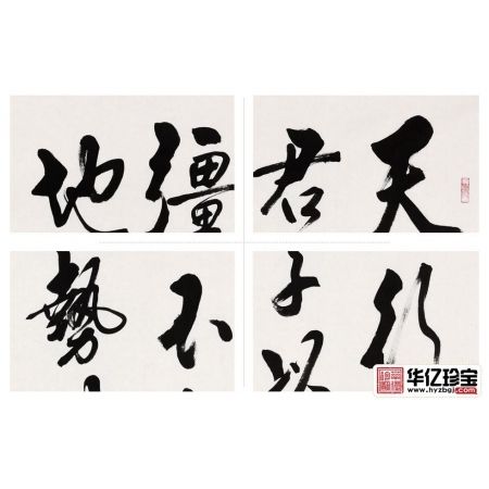 《周易》名言 于国光行书书法《天行健》