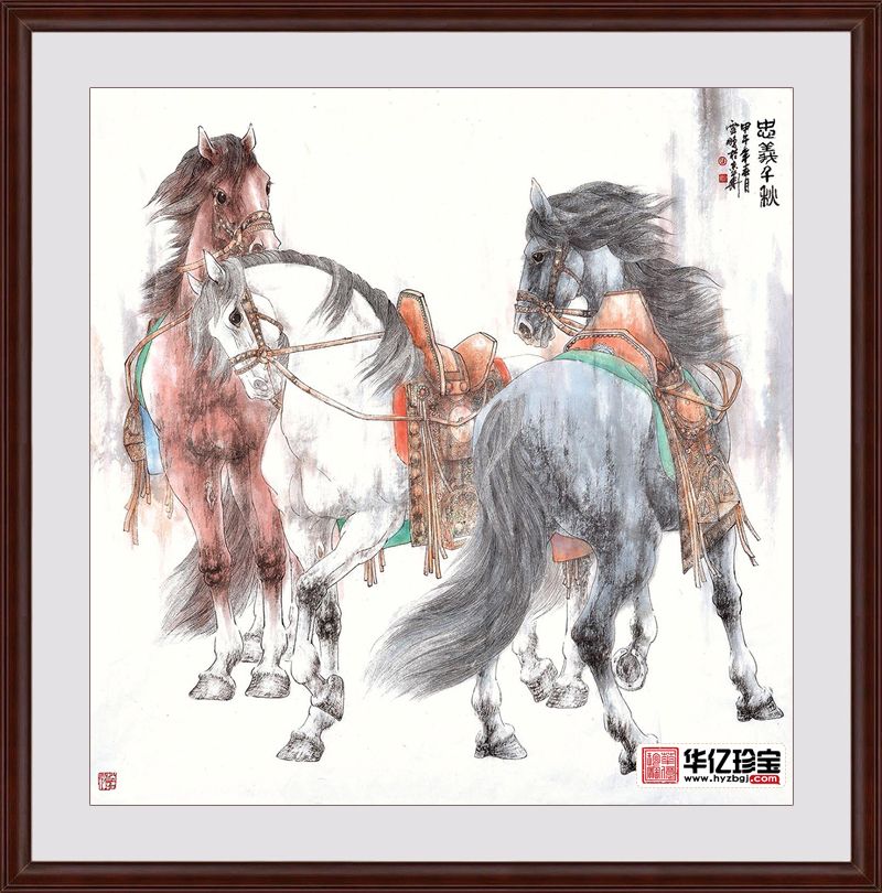 国画中马的寓意擅长画马的现代画家
