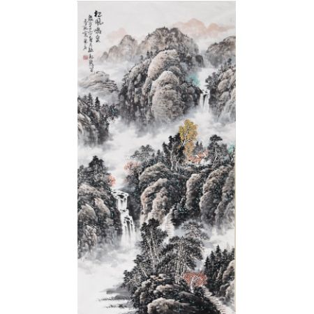 孙中伟《松风鸣泉》8平尺