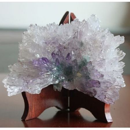 矿物原石 矿物晶体 极品天然巴西玛瑙紫晶花 完整无缺