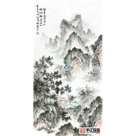 李佩锦新品《读书随处净土 闭门即是深山》