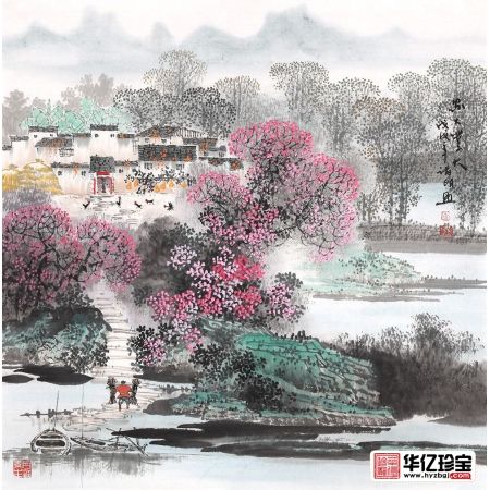 2018装饰画力荐 诸明新品斗方画《家大业大》