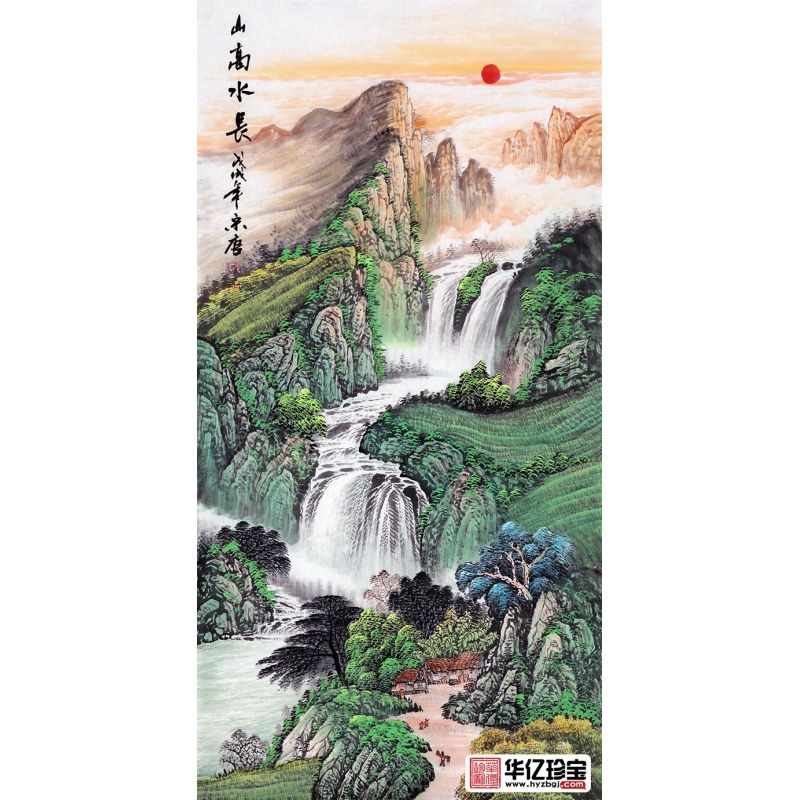 2018ZUI新装饰画 宋唐新品风水画作品《山高水长》