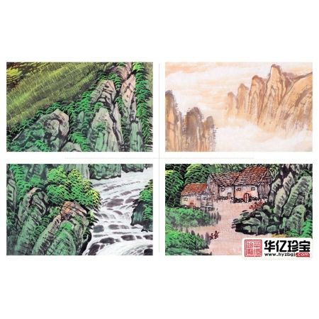 镇宅改运风水画 宋唐新品四尺竖幅《江山多娇》
