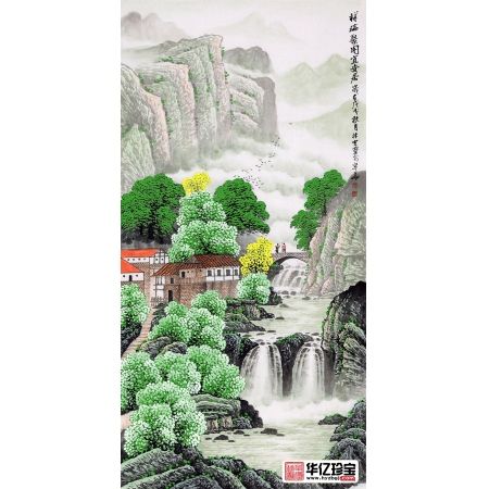 李林宏ZUI新力作四尺竖幅作品《祥瑞聚图宜安居》