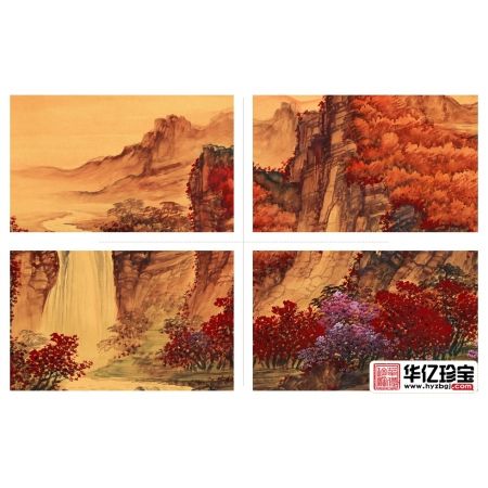 玉简ZUI新力作国画重彩作品《鸿运当头》