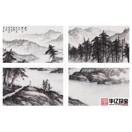 当代画坛黑马 吴大恺山水画作品《幽鸟无心去又还》