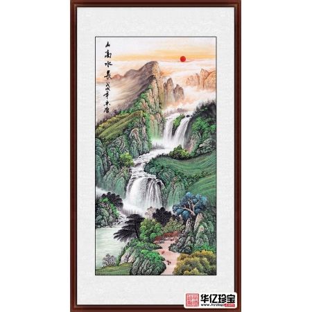 2018ZUI新装饰画 宋唐新品风水画作品《山高水长》