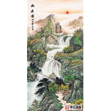 必备风水画 宋唐ZUI新力作竖幅山水画《幽居图》