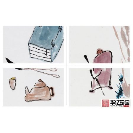 姜丕强国画花鸟画《劝学诗》