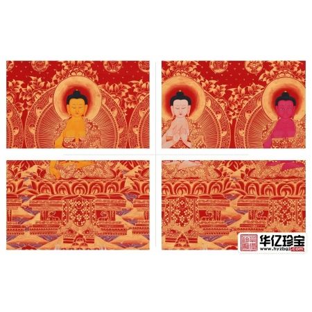 shouc精品  尼泊尔名家纯手绘唐卡《五方佛》