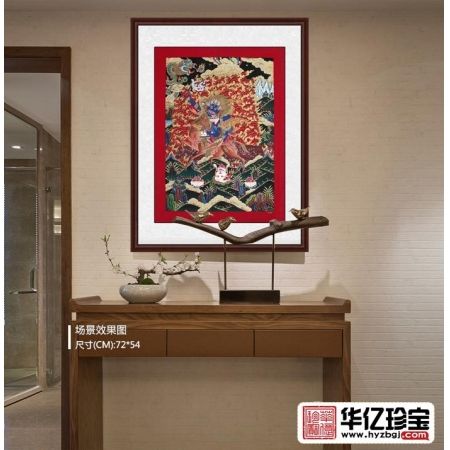 shouc精品  尼泊尔名家纯手绘唐卡《吉祥天母》