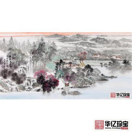 ZUI具市场升值潜力画家诸明《东风随春归 发我枝上花》