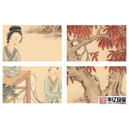 【精品】王宁倾心力作仿古画《金陵十二钗·李纨》