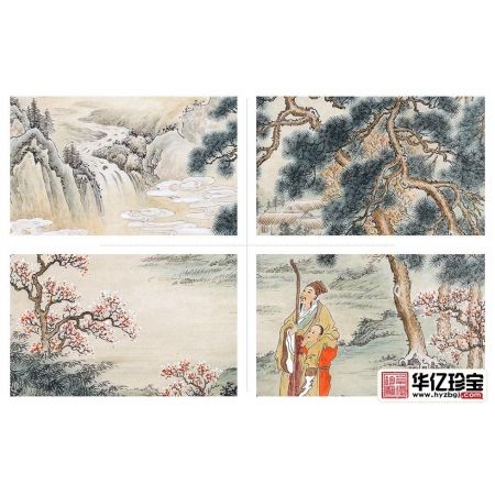 典藏仿古画 王宁精心力作国画新品《胜日寻芳》