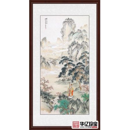 典藏仿古画 王宁精心力作国画新品《胜日寻芳》