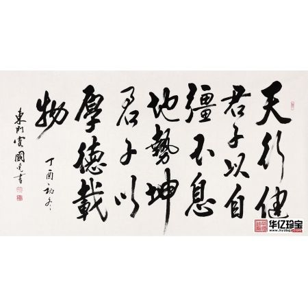 《周易》名言 于国光行书书法《天行健》