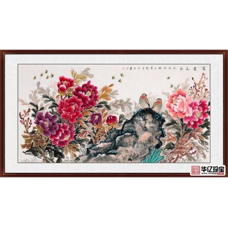 “牡丹仙子”萧红新品国画牡丹图《富贵长春》