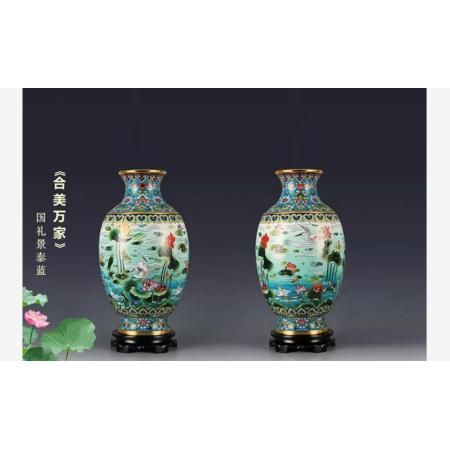 张同禄景泰蓝《合美万家》