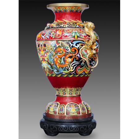 张同禄景泰蓝《中国尊》