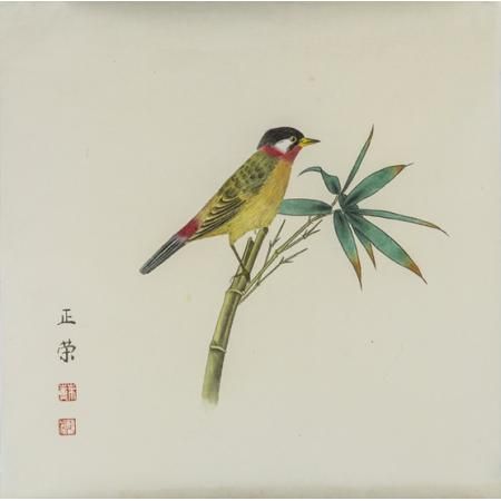 苏正荣 《节节高》水墨画画作(画家,水墨画,作者亲制) 