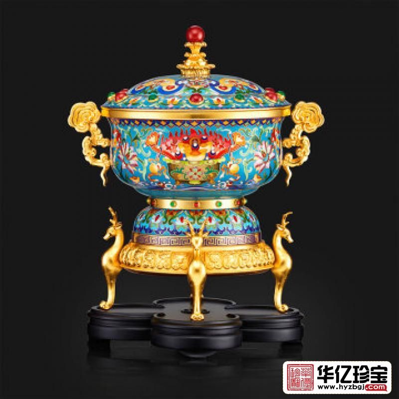 张同禄《富贵同路》聚宝盆