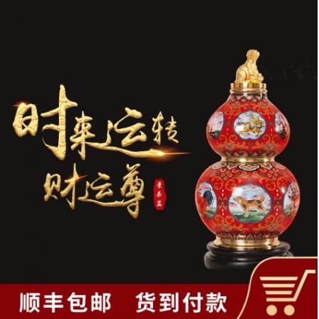 戴嘉林丁明鸿时来运转财运尊