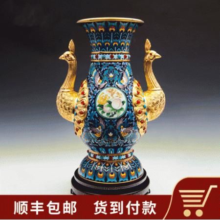 戴嘉林 景泰蓝《雀之翎》