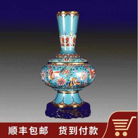 张同禄 景泰蓝《十二生肖·富贵瓶》