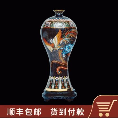 张同禄 景泰蓝《十大经典·喜凤瓶》（单）