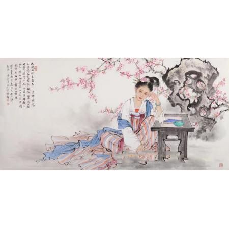 赵永夫作品《和风》138cm×68cm