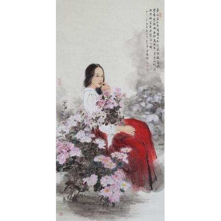 永夫《幽香》60x136cm