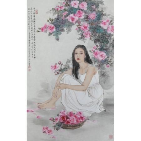 赵永夫《无风花自飞》96x60cm