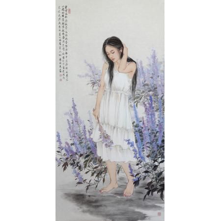 赵永夫《花海幽香》68x136cm