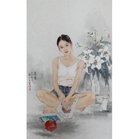 赵永夫《晨曦》60x96cm