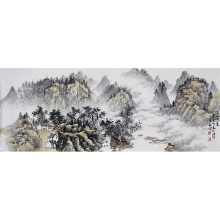 孙中伟 溪山鸣泉