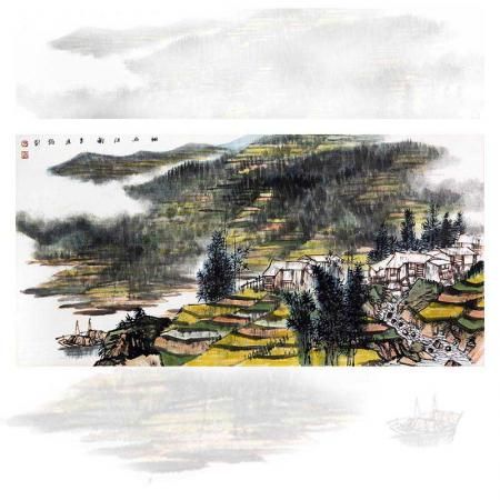 赵刚《细雨江南》8.5平尺