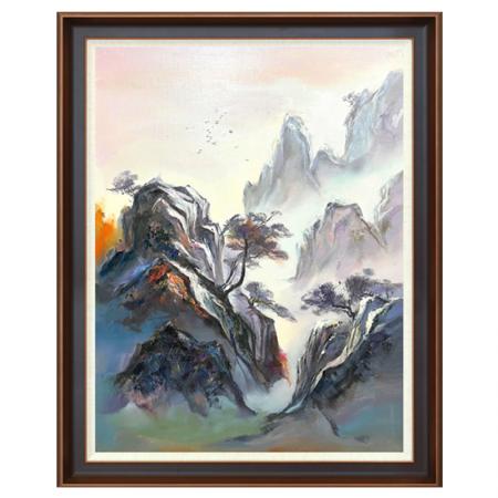 张开宇4.32平尺油画作品《江山颂》