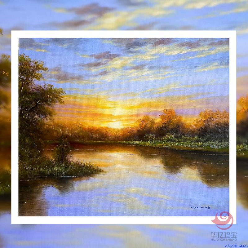 张向工风景油画作品  60*50cm  3平尺