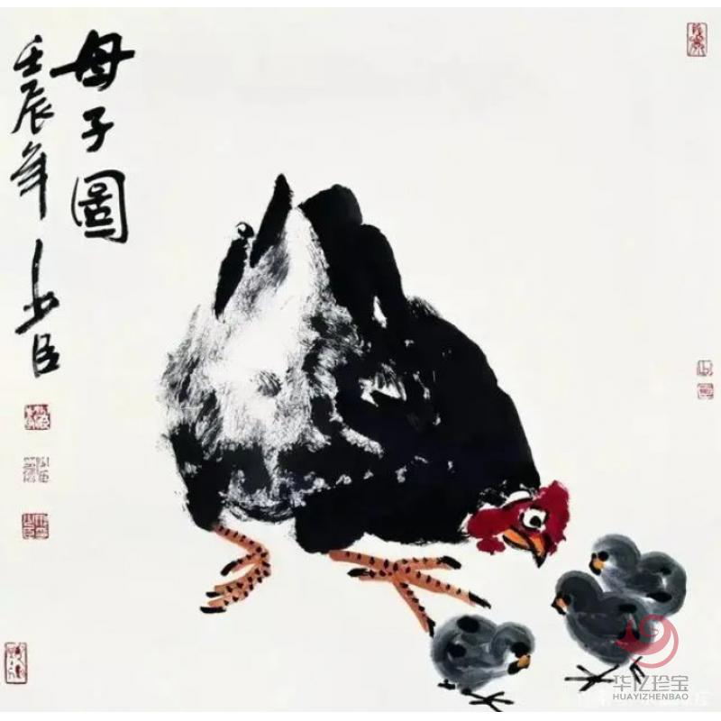 中G画院研究员邢少臣《母子图》