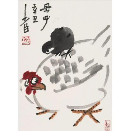中G画院研究员邢少臣《大写意花鸟画》