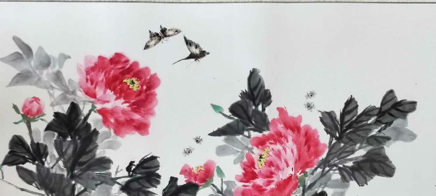 国画花开富贵 孙家海大师国画真迹
