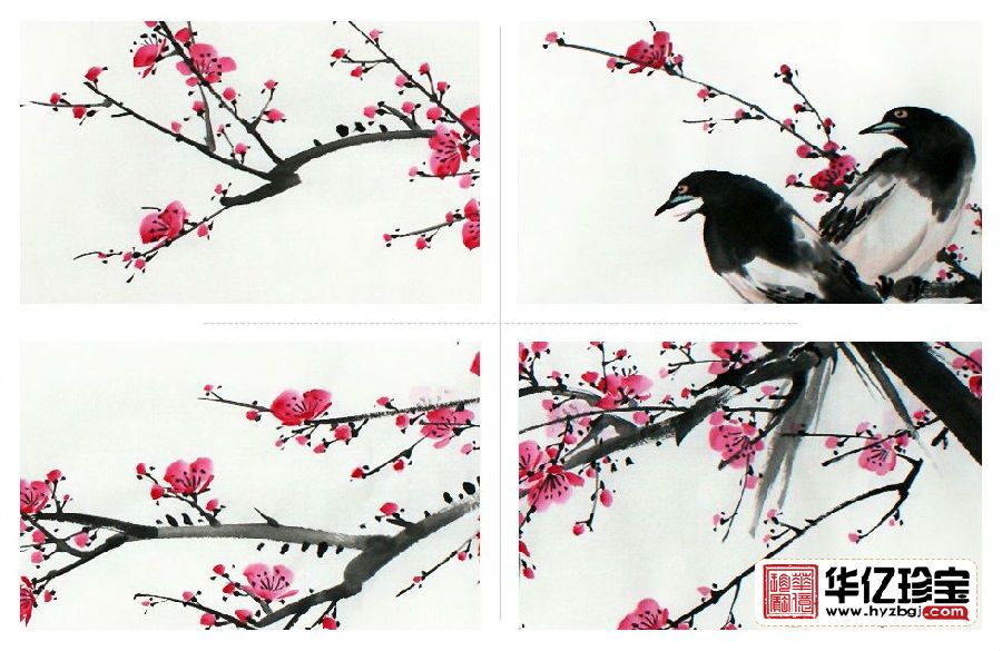 精品推荐 实力派画家郑晓京写意画《喜上眉梢》