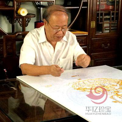 戴嘉林李荣魁景泰蓝作品龙凤合瓶对瓶