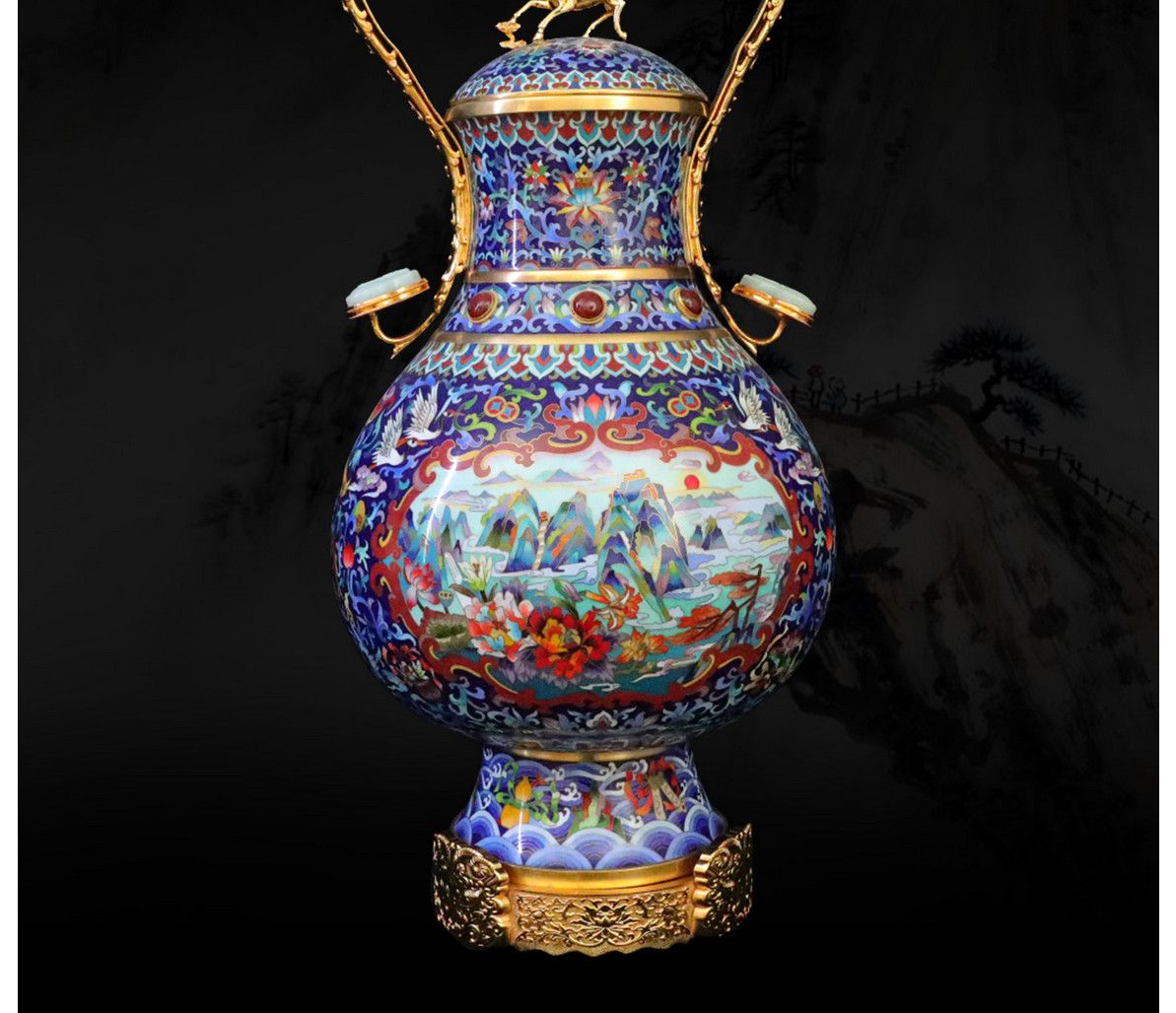 张同禄 景泰蓝《九州万方》shouc品