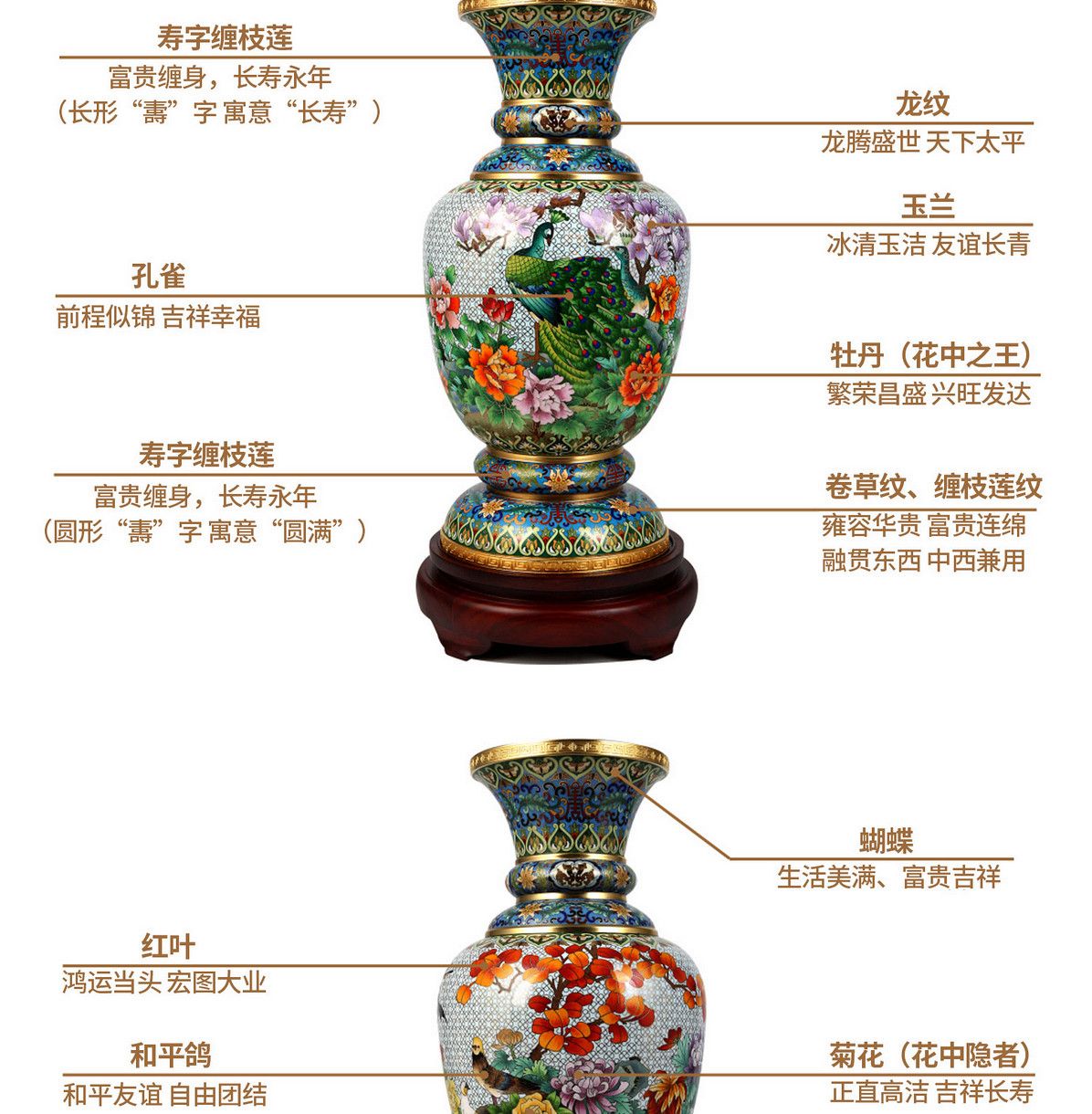 钟连盛 景泰蓝《盛世欢歌》