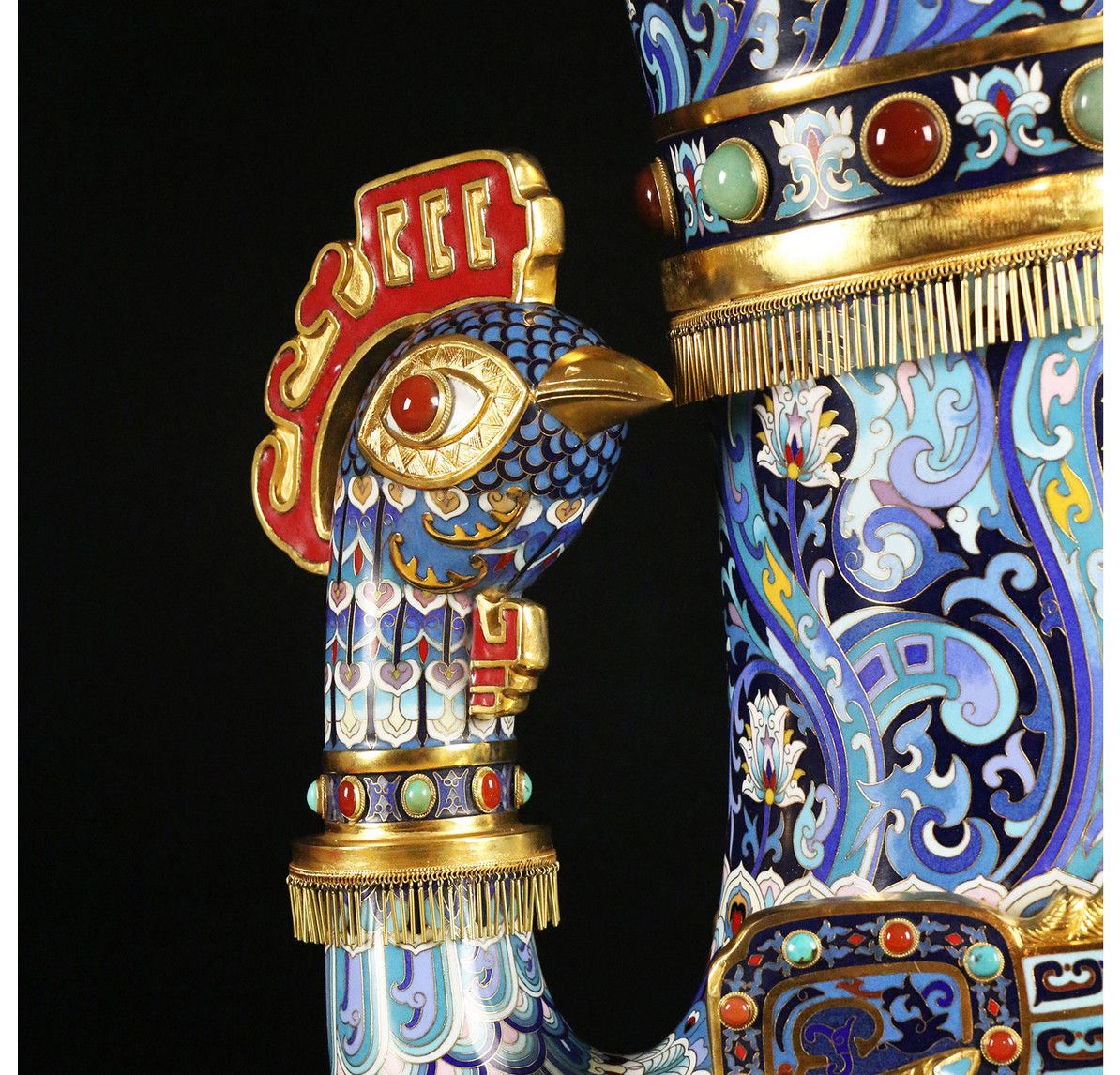 张同禄 景泰蓝《十大经典·鸟杯》(小)