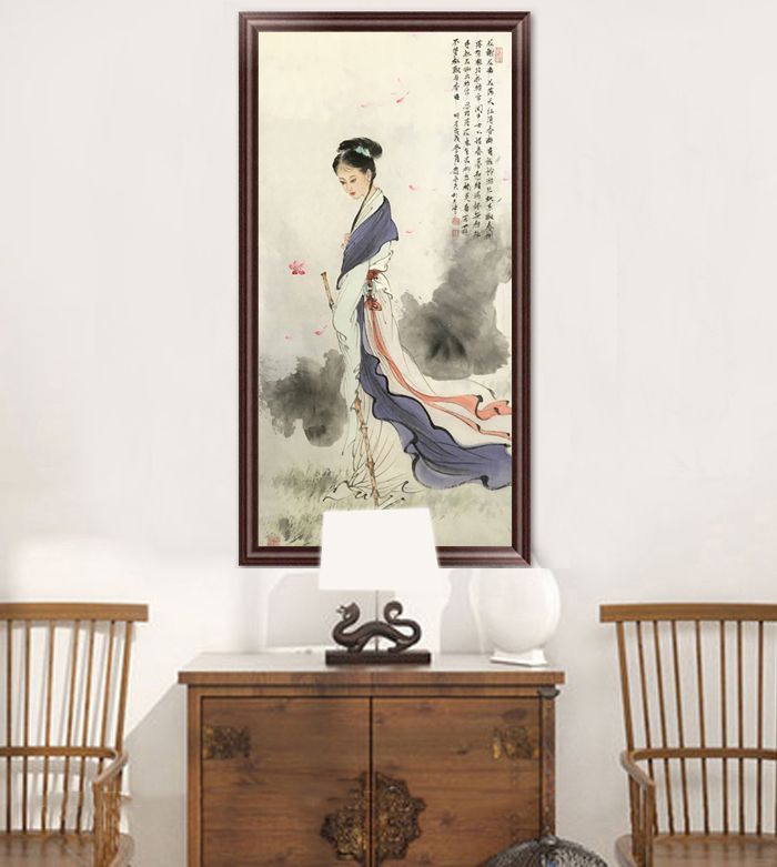 赵永夫《花谢花飞花满天》四尺竖幅