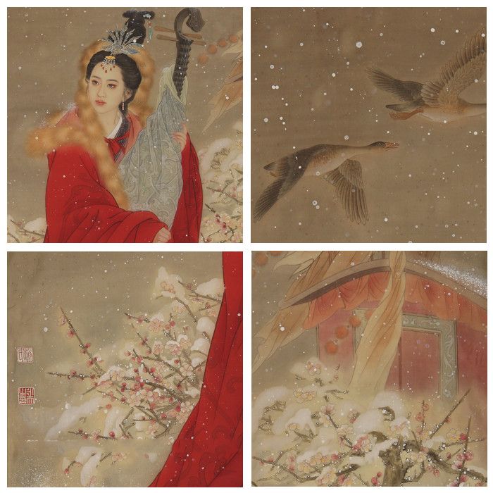 赵永夫《昭君出塞》98x160cm