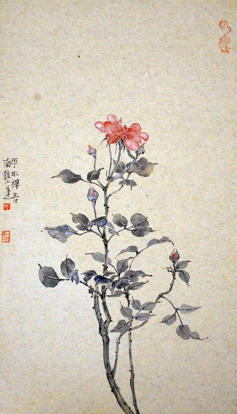 高强《月季》2平尺